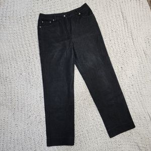 Black high waisted jeans